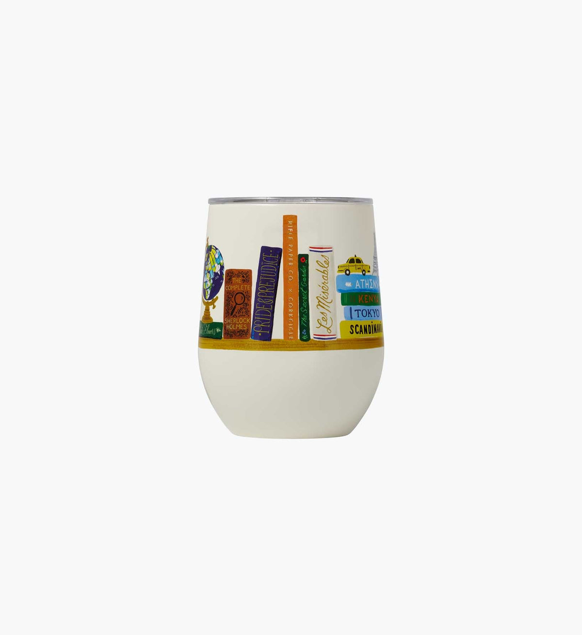 Rifle Paper Co Stemless 12oz -Book Club
