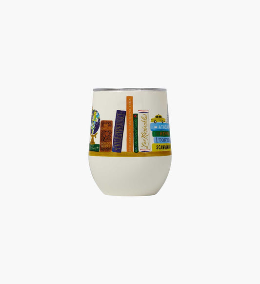 Rifle Paper Co Stemless 12oz -Book Club