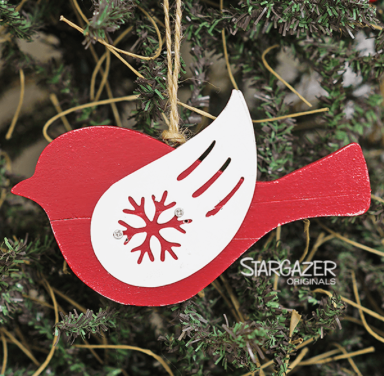 Christmas Bird Tree Ornament