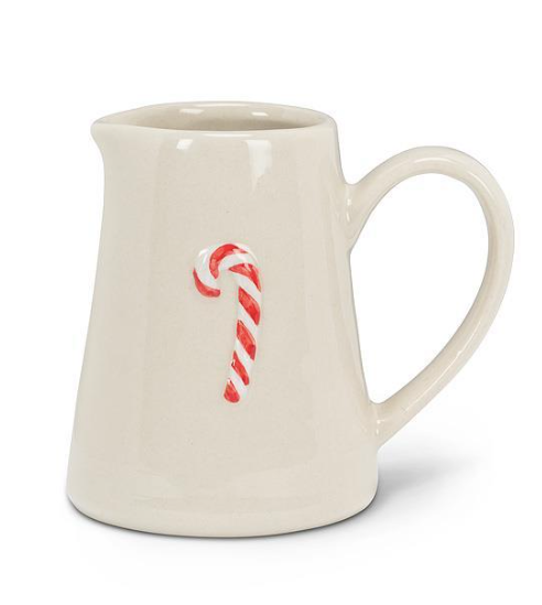 Candy Cane Mini Jug-3"H(5oz)