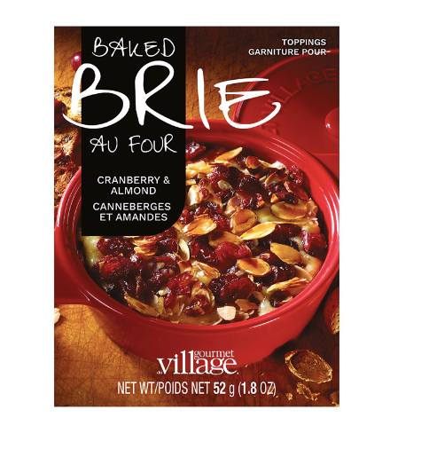 Cranberry & Almond Brie Topping