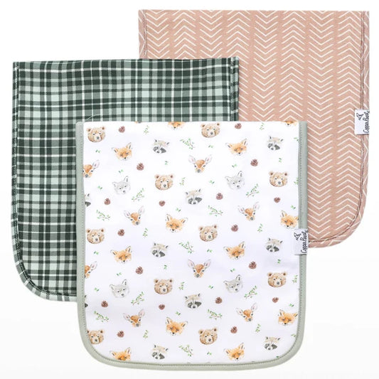 Wilder Burp Cloths - Set of 3 - Copper Pearl