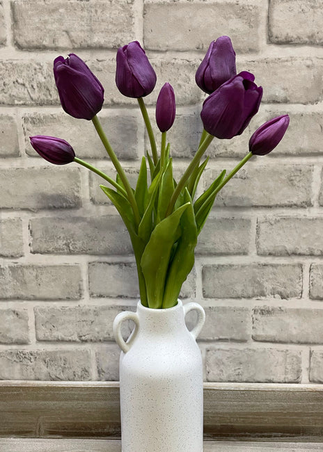 12" Fresh Touch Purple Tulip