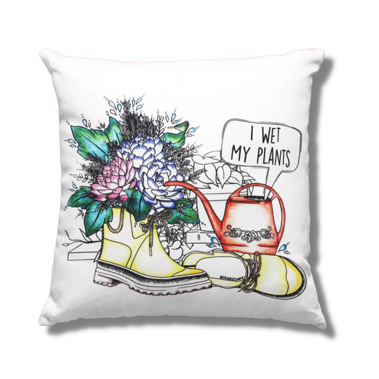 Throw Pillow Kit - I Wet My Plants