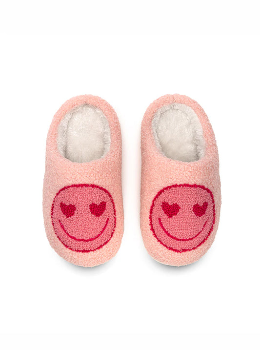 Kids Pink Happy Slipper