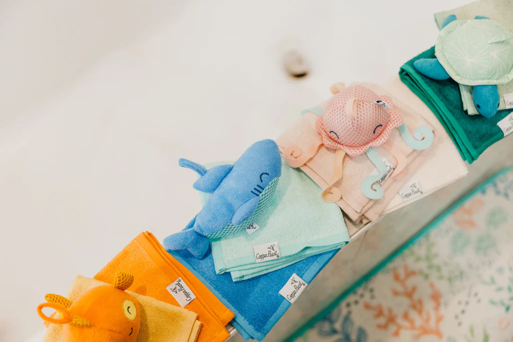 Copper Pearl -Plush Bath Toy Set - Oceana