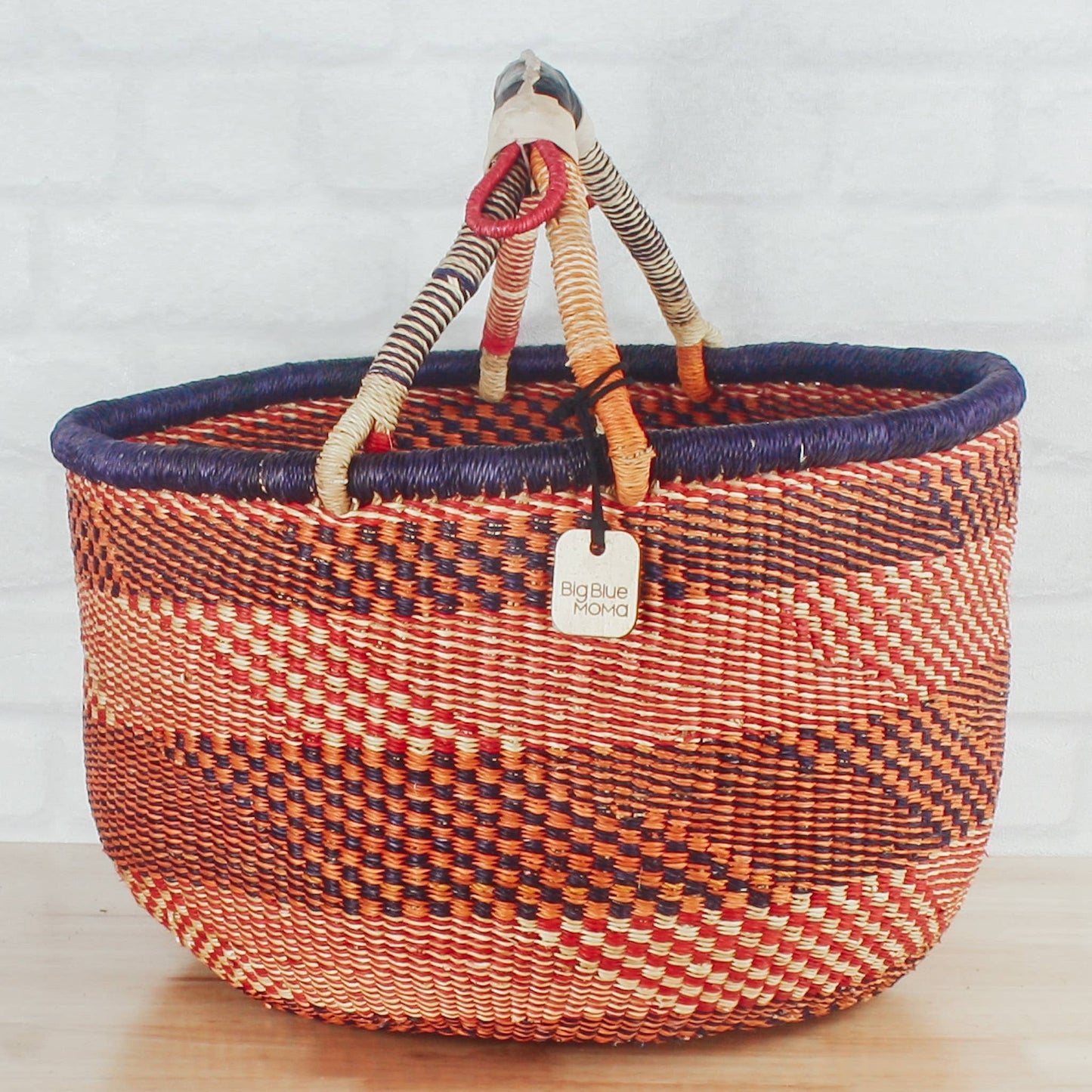 Round Basket Large - Traditional Palette