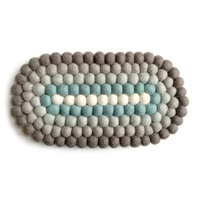 Grey Oval Trivet