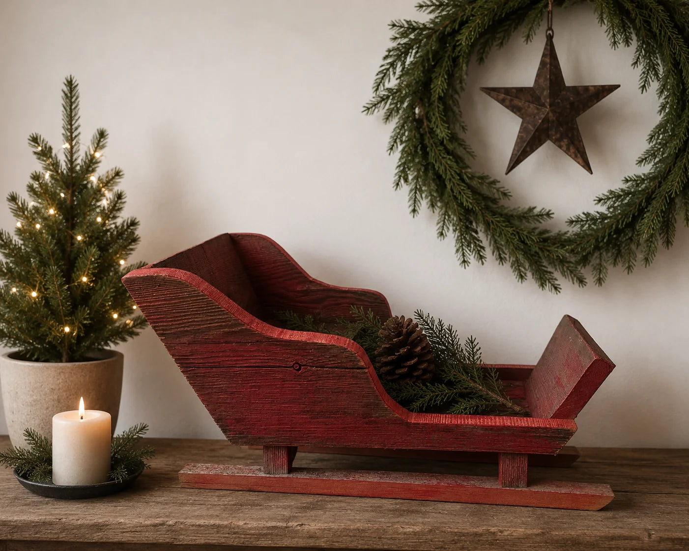 Wooden Sleigh