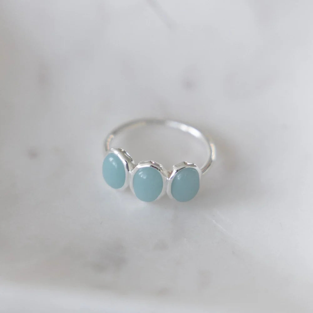Tri Essence Amazonite Ring