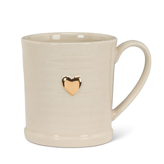 Gold Heart Mug