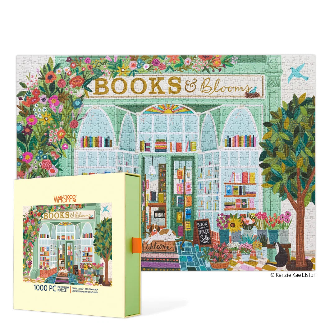 Books and Blooms - 1000 Piece Puzzle