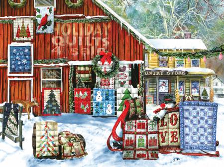 Holiday Quilts Puzzle - 1000 Pieces