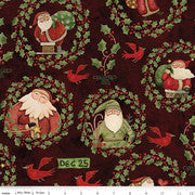 Up on the Housetop - Santa Holly Cranberry - PRE ORDER