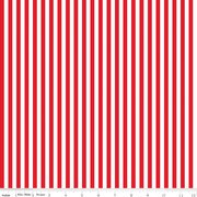 1/4" Stripe - Red