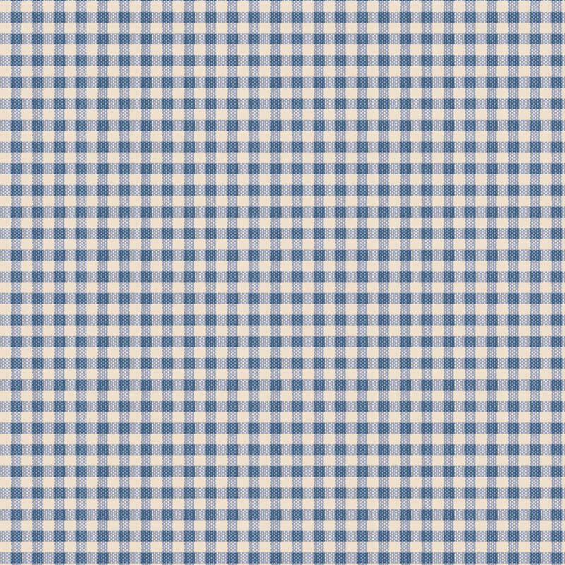 TIlda Creating Memories - Gingham Blue (Woven)