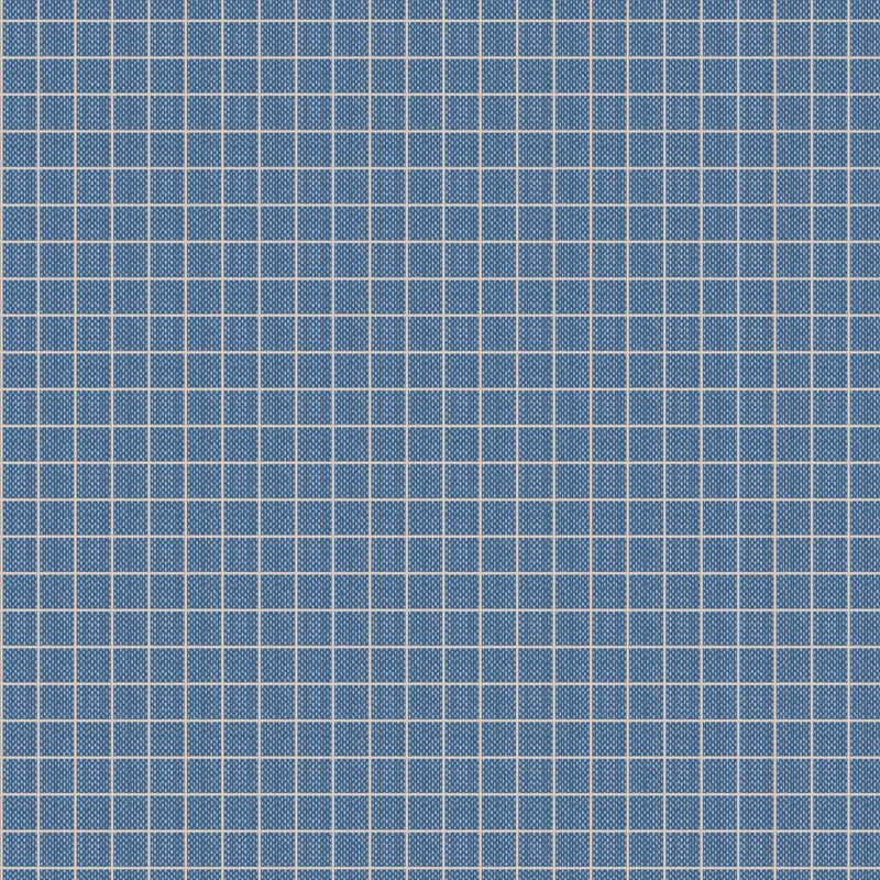 TIlda Creating Memories - Plaid Blue (Woven)