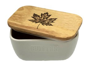 Bee Engraved Butter Dish