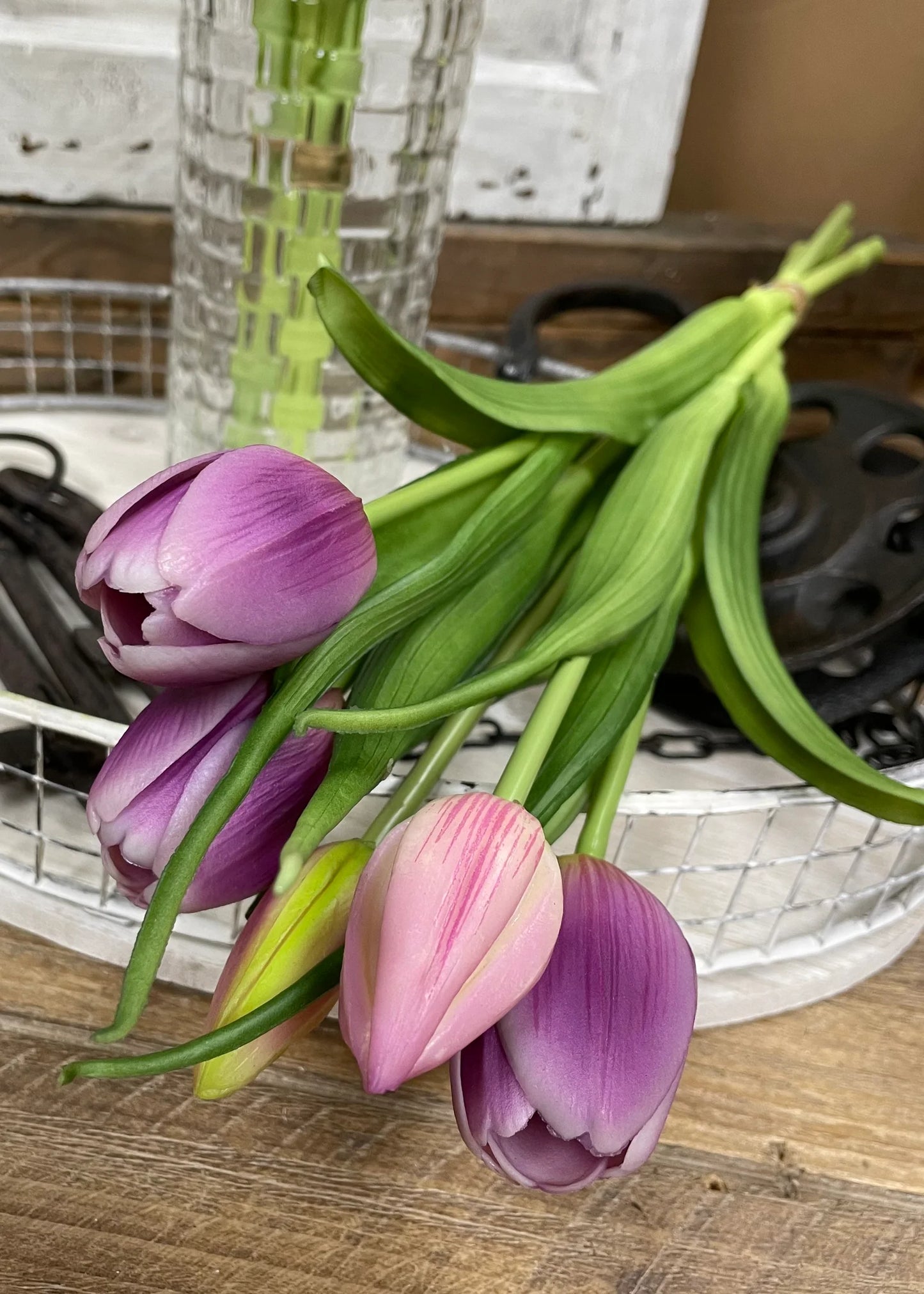 Fresh Touch Tulips -  16"