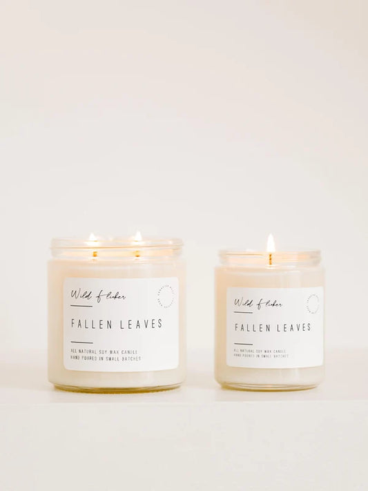 Fallen Leaves Soy Wax Candle