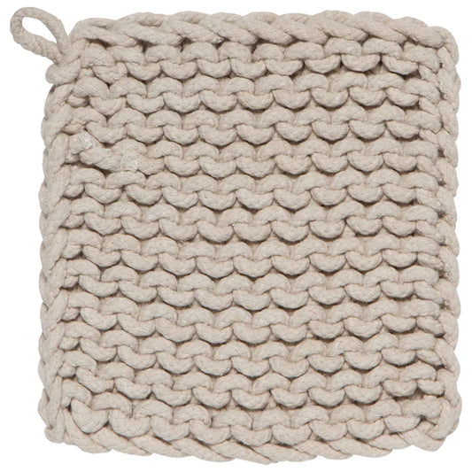 Dove Gray Knit Trivet