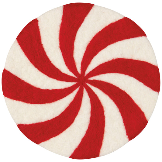 Peppermint Wool Trivet