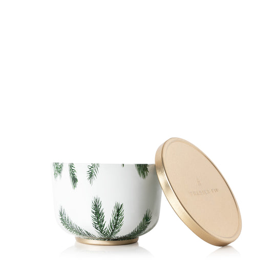 Golden Tin Candle  - Frasier Fir