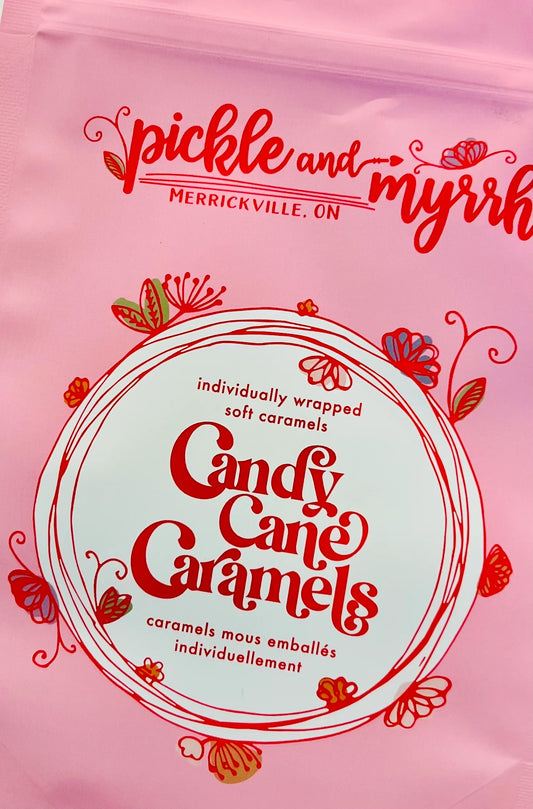 Candy Cane Caramels