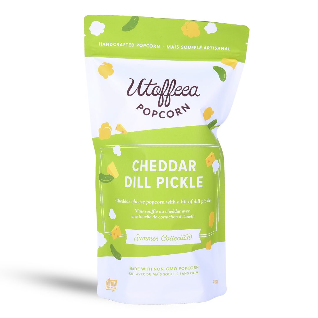 Cheddar and Dill Pickle Popcorn