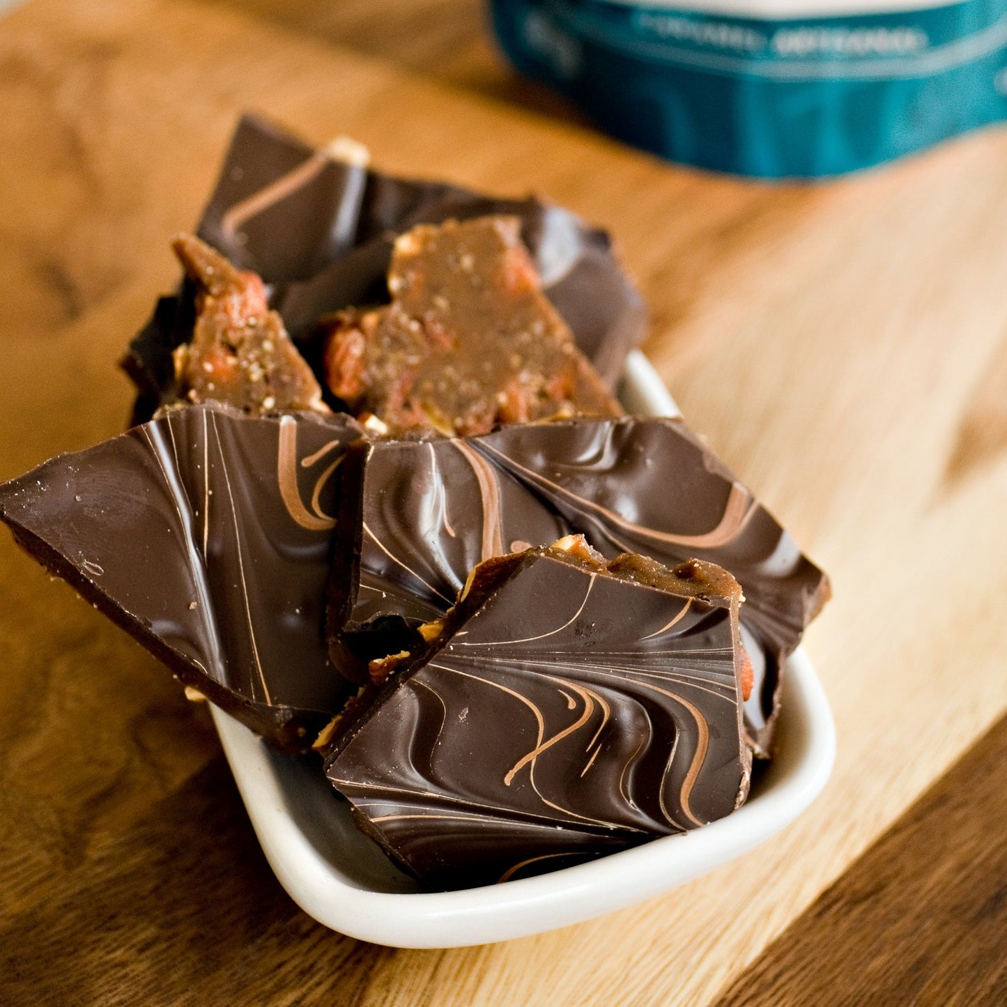 Almond Espresso Dark Chocolate Toffee