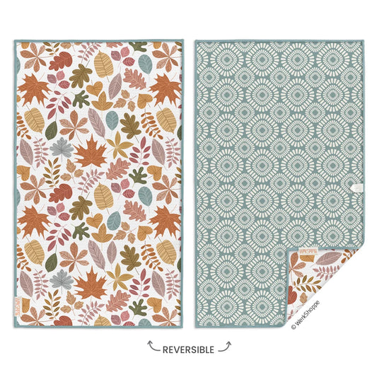 Autumnal Leaf Microfiber Towel