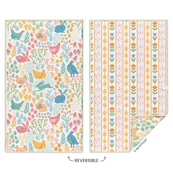 Springtime Friends Microfiber Towel