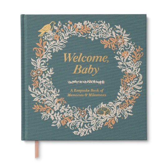 Welcome Baby - Baby Keepsake Book