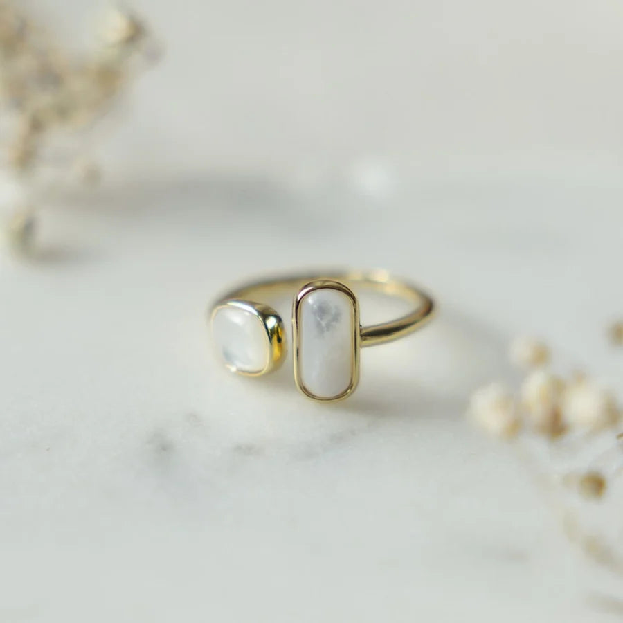 Stone Sisters Mother of Pearl Ring