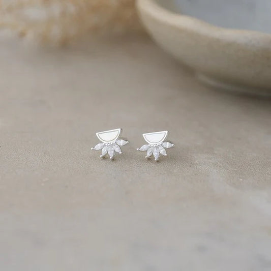 Antique Studs w/ Mother-of-Pearl