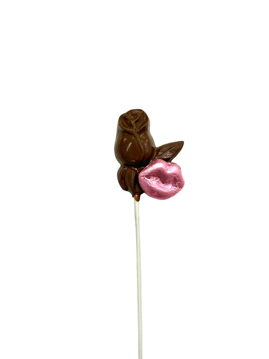 Rose Chocolate Sucker