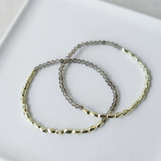 Kindred Duo Smokey Quartz Bracelets