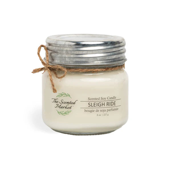 Sleigh Ride Soy Wax Candle 8oz