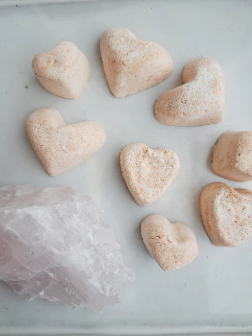 Mini Heart Bath Bombs