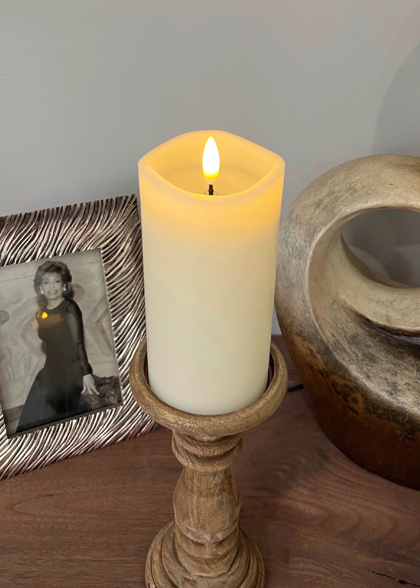 6" LED Pillar Candle - Ivory