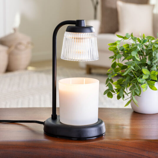 Fluted Glass Candle Warmer