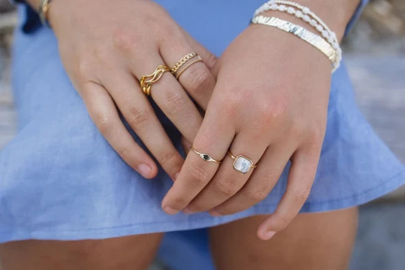 Milan Mother of Pearl Ring