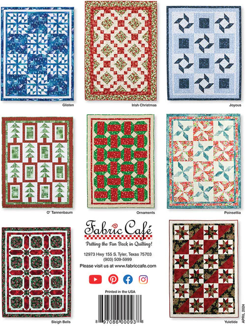 Fabric Cafe - Quick Christmas 3 Yard Quilts