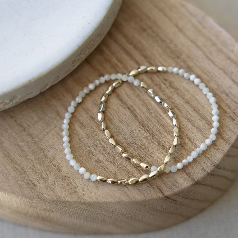 Kindred Duo Mother of Pearl Bracelets