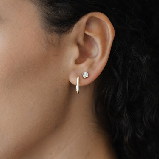 Duet Square Set Earrings