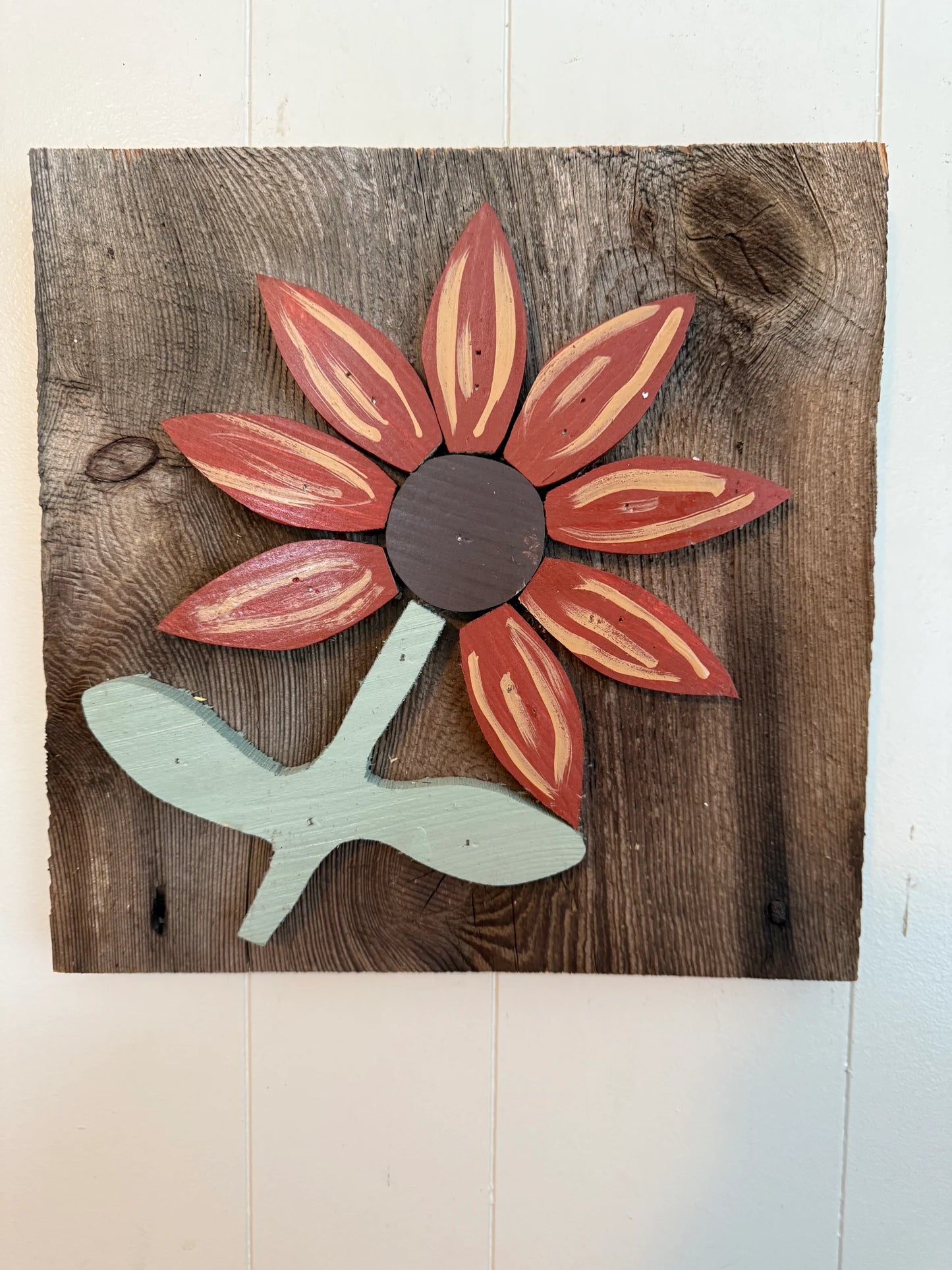 Wooden Sunflowers
