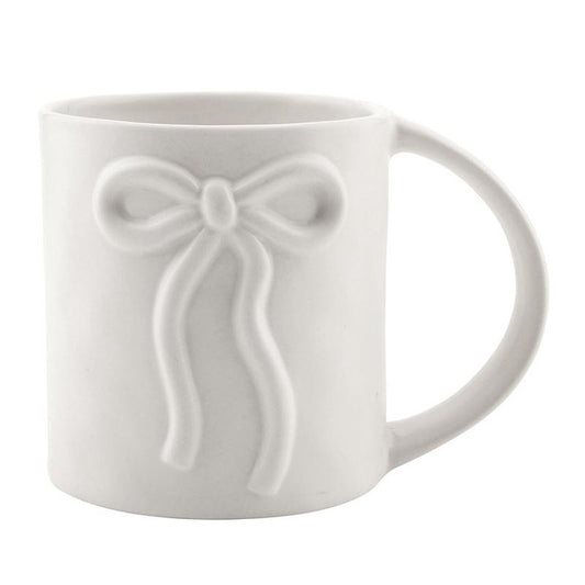 Bow Stoneware Mug