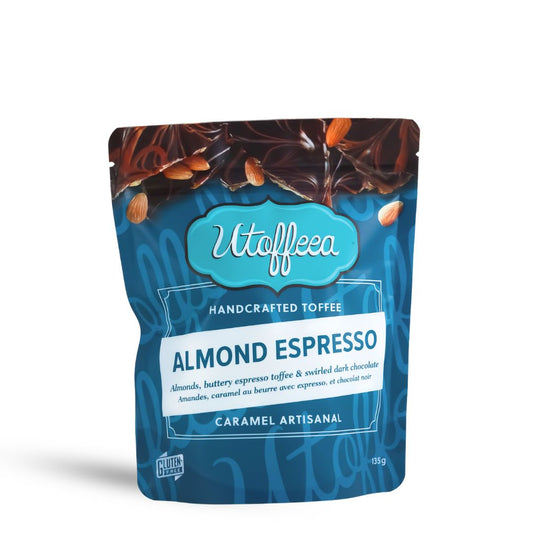 Almond Espresso Dark Chocolate Toffee