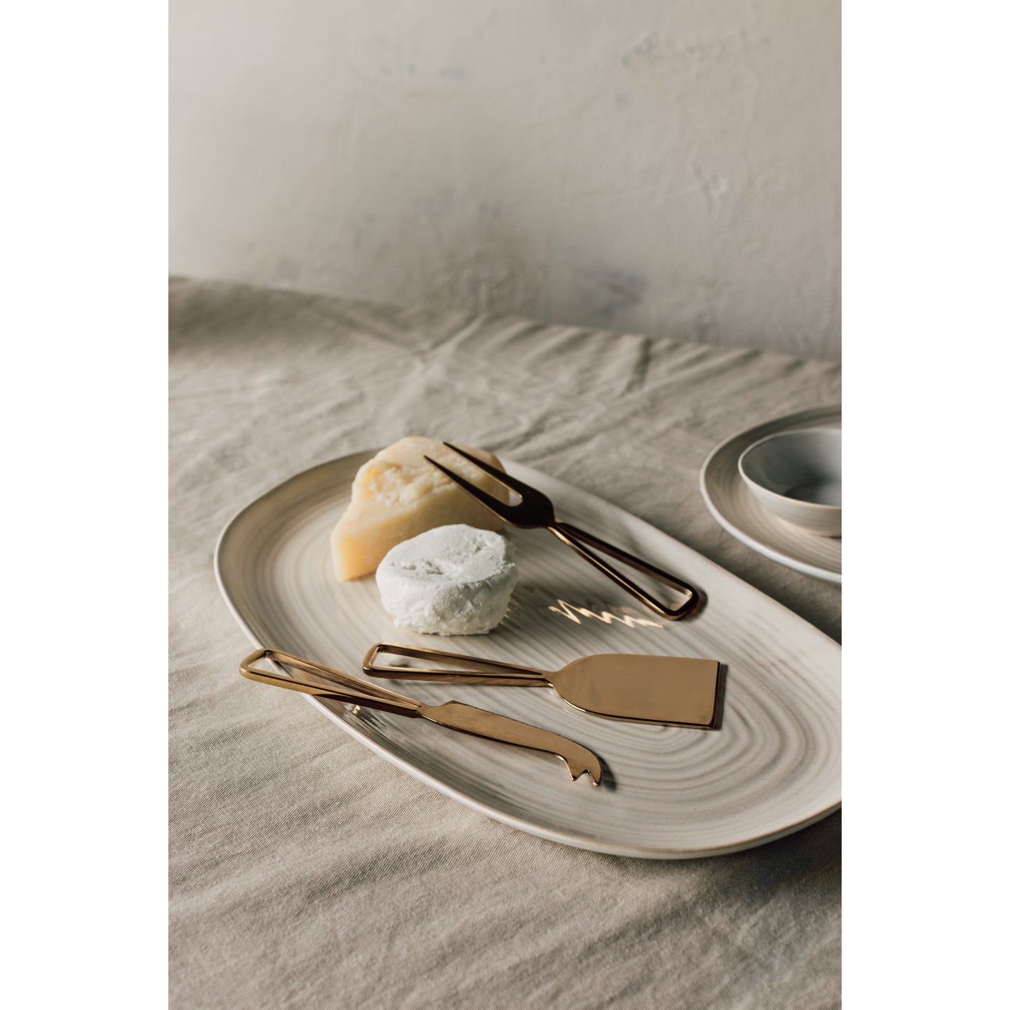 Gold Cheese Knife Set