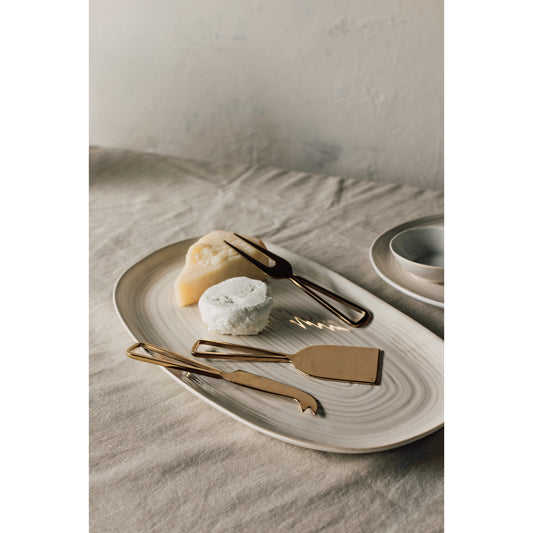 Gold Cheese Knife Set